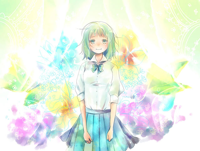 Gumi 水彩画風の綺麗なイラスト壁紙 ボカロ画像