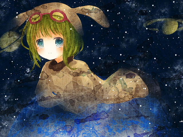 Gumi ちびキャラ デフォルメ系イラスト壁紙 ボカロ画像