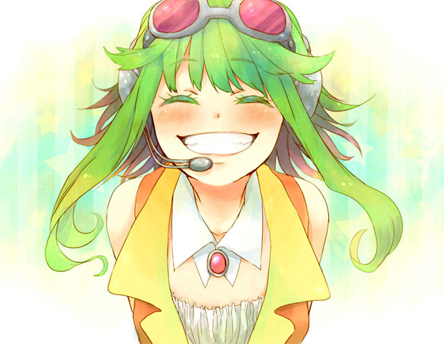 Gumi 笑顔のグミの可愛いイラスト壁紙 ボカロ画像