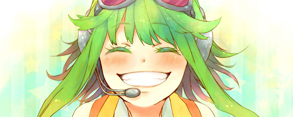 Gumi 笑顔のグミの可愛いイラスト壁紙 ボカロ画像