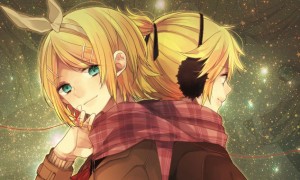 【鏡音リン】星空や星柄の綺麗なイラスト壁紙画像【鏡音レン】